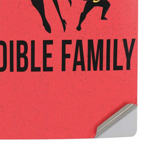 Disney The Incredibles Family Sillhouette PS5 Slim Digital Edition Console Skin