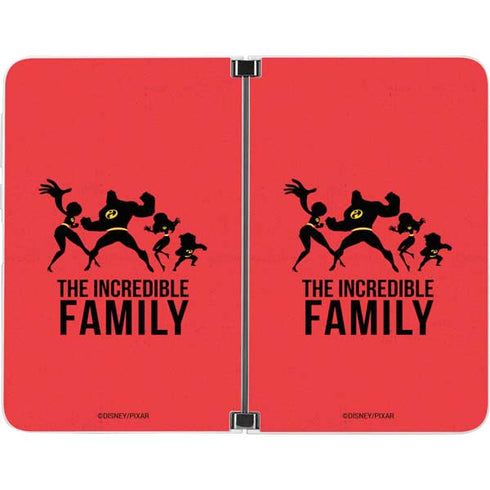 Disney The Incredibles Family Sillhouette Surface Duo Skin