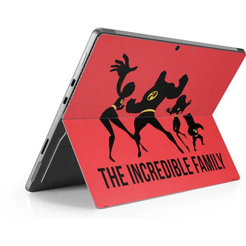 Disney The Incredibles Family Sillhouette Surface Pro 9 Skin