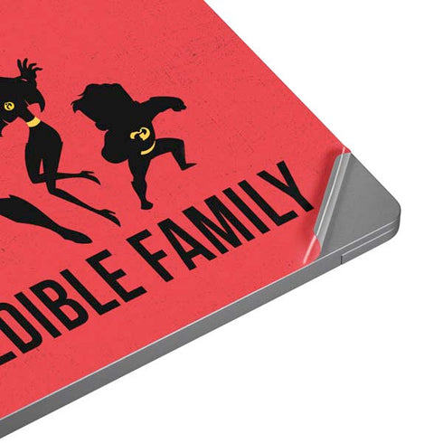 Disney The Incredibles Family Sillhouette Universal Laptop 12in (9.8 x 6.8in) Skin