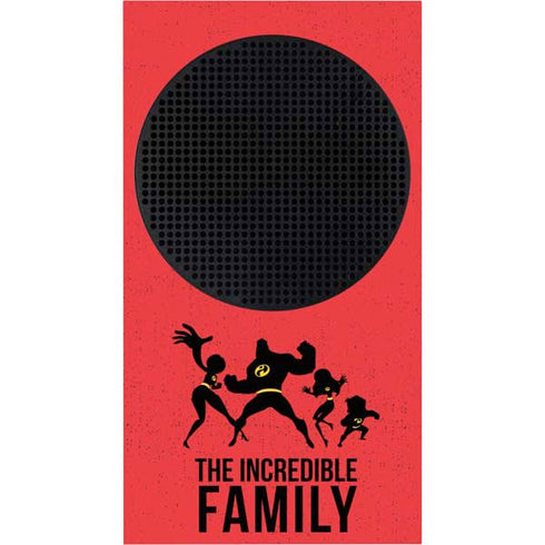 Disney The Incredibles Family Sillhouette Xbox Series S Console Skin