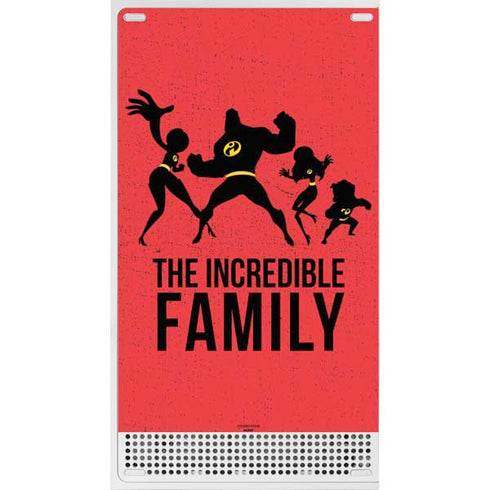 Disney The Incredibles Family Sillhouette Xbox Series S Console Skin