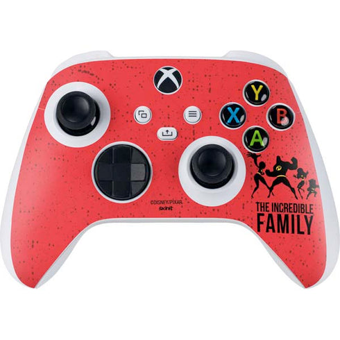 Disney The Incredibles Family Sillhouette Xbox Series S Controller Skin