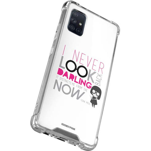 Disney The Incredibles Edna Mode Art Galaxy A71 5G Clear Case