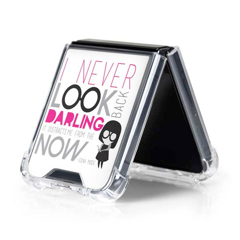 Disney The Incredibles Edna Mode Art Galaxy Z Flip5 5G Clear Case