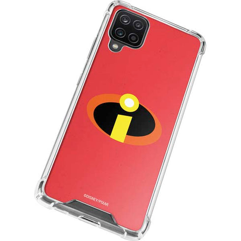 Disney The Incredibles Main Logo Galaxy A12 Clear Case
