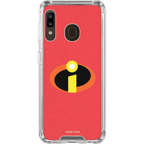 Disney The Incredibles Main Logo Galaxy A30 Clear Case