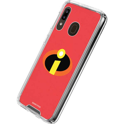 Disney The Incredibles Main Logo Galaxy A30 Clear Case