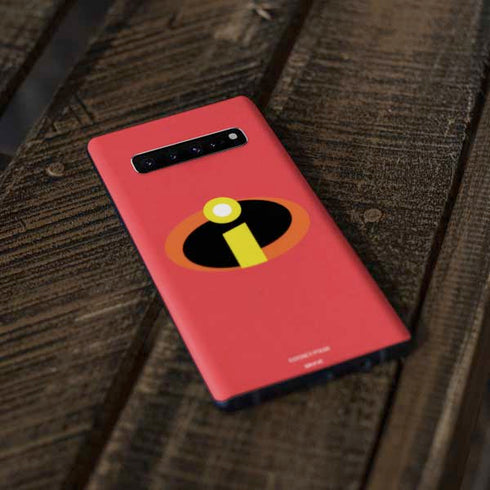 Disney The Incredibles Main Logo Galaxy S10 Plus Skin