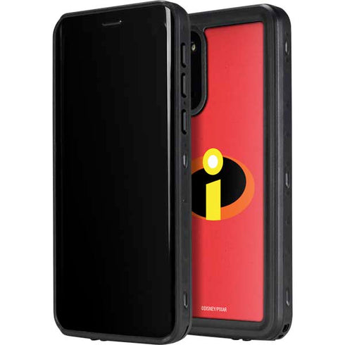 Disney The Incredibles Main Logo Galaxy S20 Plus Waterproof Case