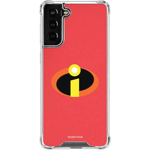 Disney The Incredibles Main Logo Galaxy S21 FE Clear Case