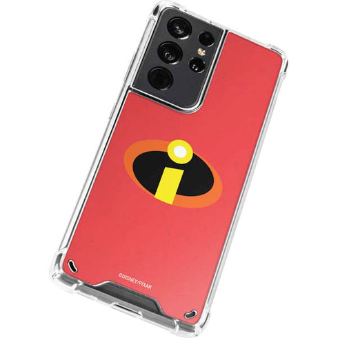 Disney The Incredibles Main Logo Galaxy S21 Ultra 5G Clear Case