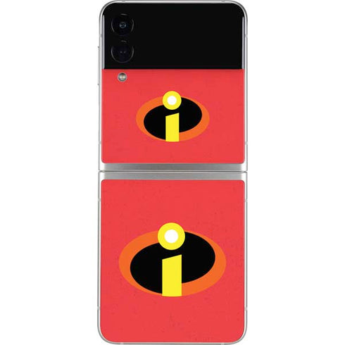 Disney The Incredibles Main Logo Galaxy Z Flip3 5G Skin