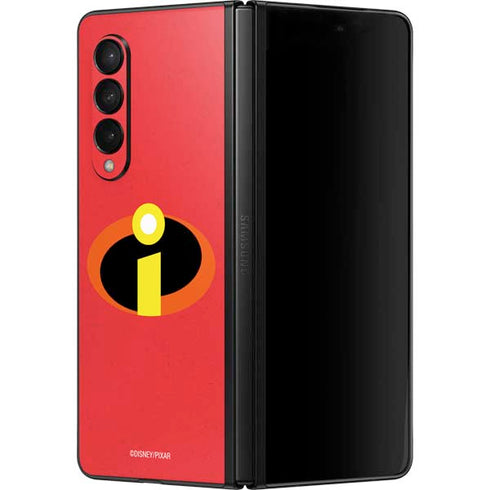 Disney The Incredibles Main Logo Galaxy Z Fold3 5G Skin