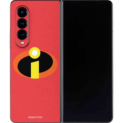Disney The Incredibles Main Logo Galaxy Z Fold4 5G Skin