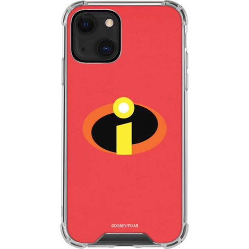 Disney The Incredibles Main Logo iPhone 14 Plus Clear Case