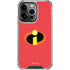 Disney The Incredibles Main Logo iPhone 15 Pro Clear Case
