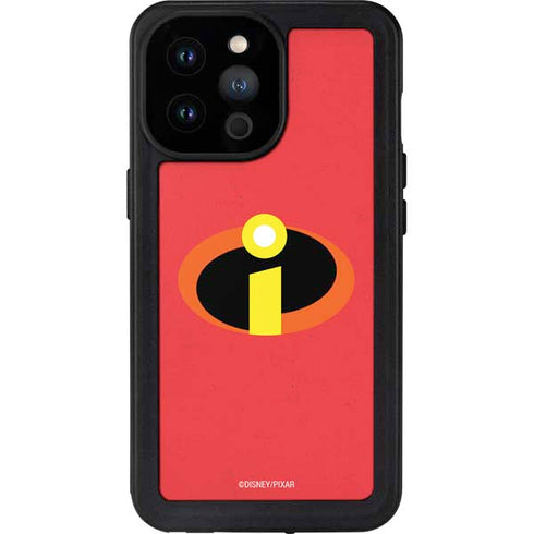 Disney The Incredibles Main Logo iPhone 14 Pro Max Waterproof Case