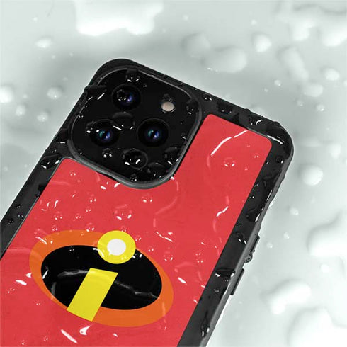 Disney The Incredibles Main Logo iPhone 14 Pro Max Waterproof Case