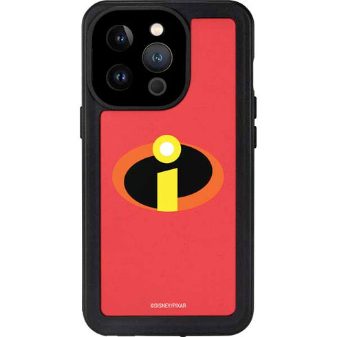 Disney The Incredibles Main Logo iPhone 14 Pro Waterproof Case