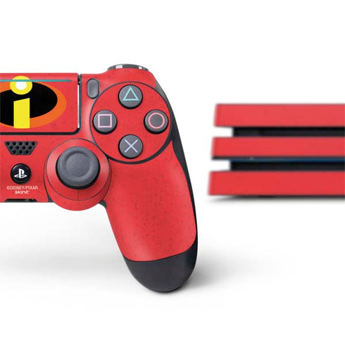 Disney The Incredibles Main Logo PS4 Pro Bundle Skin
