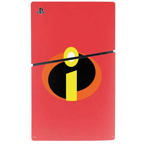 Disney The Incredibles Main Logo PS5 Slim Disk Bundle Skin