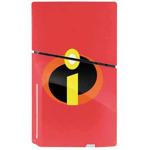 Disney The Incredibles Main Logo PS5 Slim Disk Console Skin