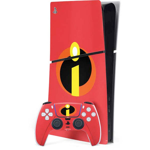 Disney The Incredibles Main Logo PS5 Slim Digital Edition Console Skin