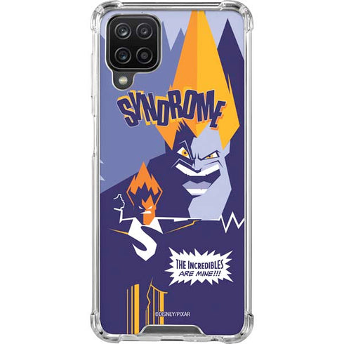 Disney The Incredibles Syndrome Art Galaxy A12 Clear Case