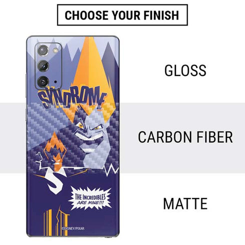 Disney The Incredibles Syndrome Art Galaxy Note20 5G Skin