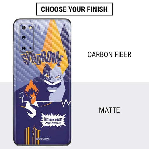 Disney The Incredibles Syndrome Art Galaxy S20 Skin