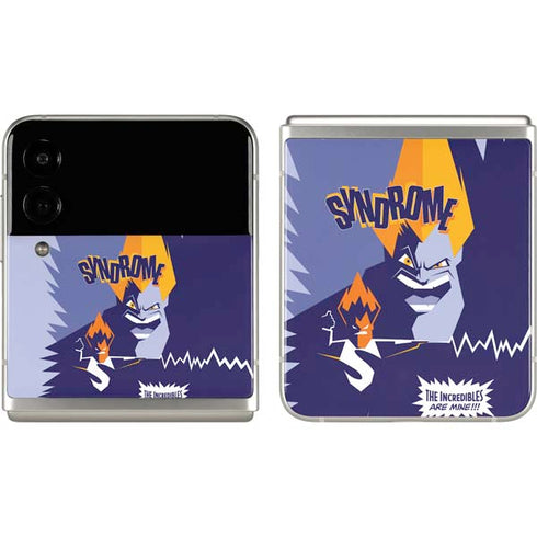 Disney The Incredibles Syndrome Art Galaxy Z Flip3 5G Skin