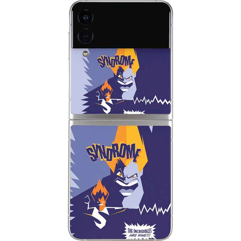 Disney The Incredibles Syndrome Art Galaxy Z Flip3 5G Skin