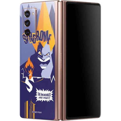 Disney The Incredibles Syndrome Art Galaxy Z Fold2 5G Skin