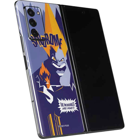 Disney The Incredibles Syndrome Art Galaxy Z Fold2 5G Skin