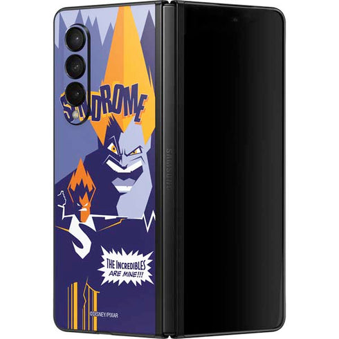 Disney The Incredibles Syndrome Art Galaxy Z Fold3 5G Skin