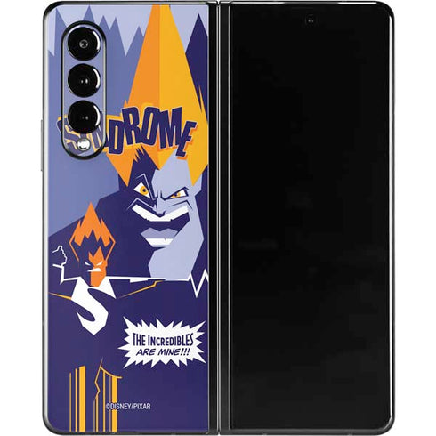 Disney The Incredibles Syndrome Art Galaxy Z Fold3 5G Skin