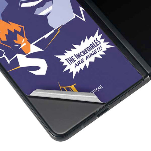 Disney The Incredibles Syndrome Art Galaxy Z Fold3 5G Skin
