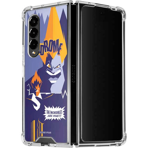 Disney The Incredibles Syndrome Art Galaxy Z Fold4 5G Clear Case