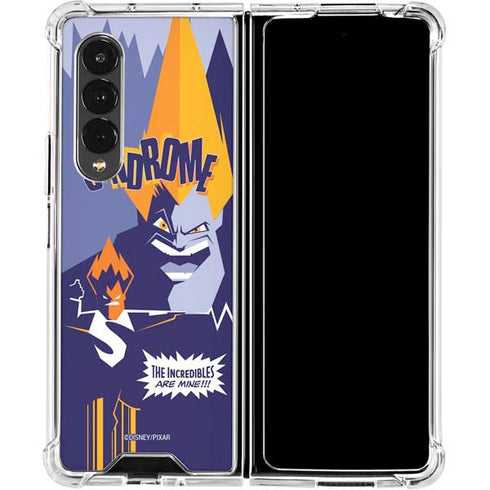 Disney The Incredibles Syndrome Art Galaxy Z Fold4 5G Clear Case