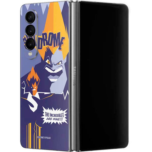 Disney The Incredibles Syndrome Art Galaxy Z Fold4 5G Skin