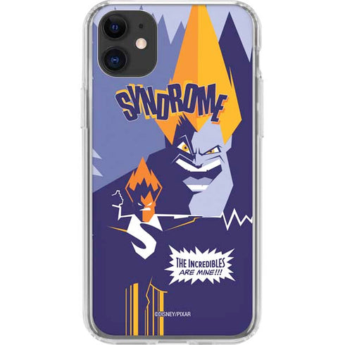 Disney The Incredibles Syndrome Art iPhone 11 Clear Case