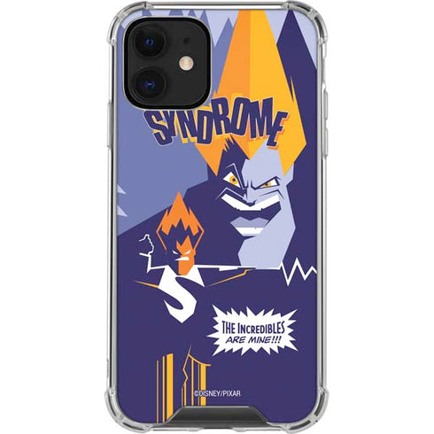 Disney The Incredibles Syndrome Art iPhone 12 Clear Case