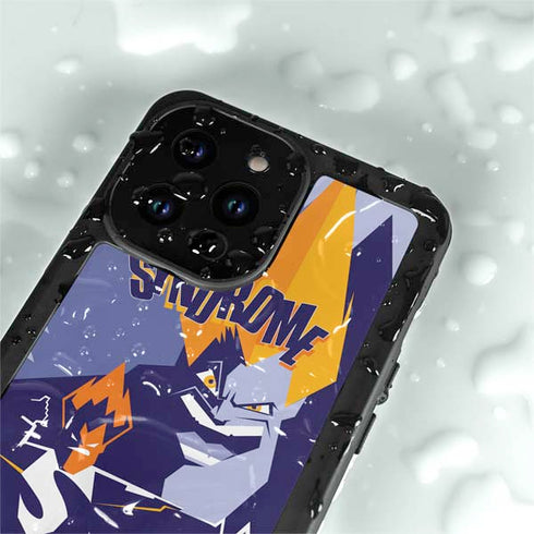 Disney The Incredibles Syndrome Art iPhone 14 Pro Max Waterproof Case