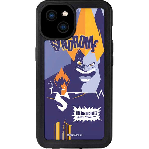 Disney The Incredibles Syndrome Art iPhone 15 Plus Waterproof Case