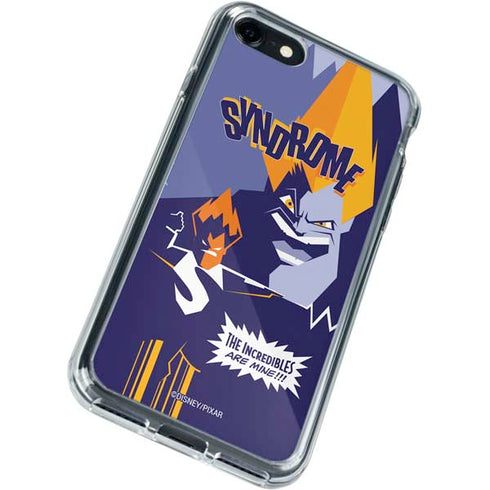 Disney The Incredibles Syndrome Art iPhone SE (2nd & 3rd Gen) Clear Case