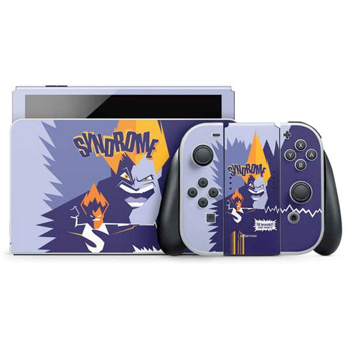 Disney The Incredibles Syndrome Art Nintendo Switch OLED (2021) Skin