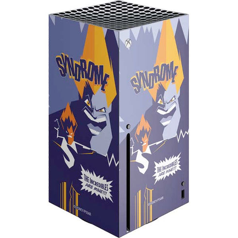 Disney The Incredibles Syndrome Art Xbox Series X Console Skin