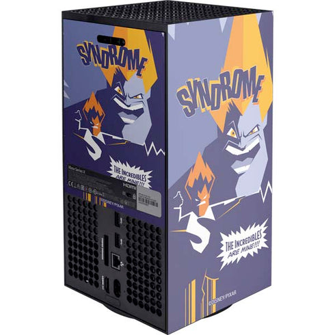 Disney The Incredibles Syndrome Art Xbox Series X Console Skin