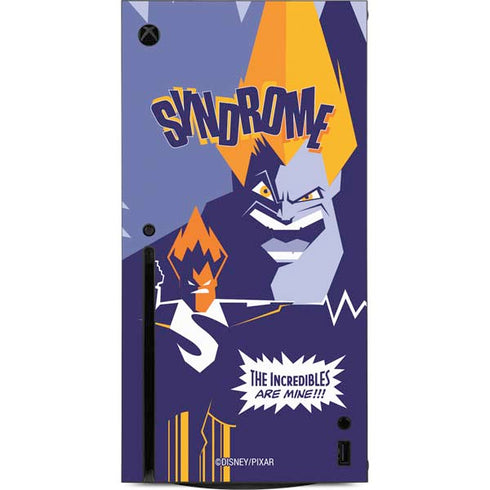 Disney The Incredibles Syndrome Art Xbox Series X Console Skin